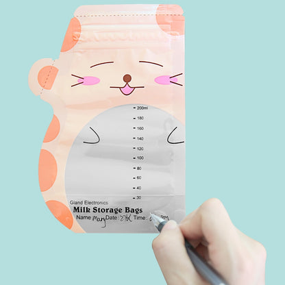 Disposable Breast Milk Storage Bags 200ml (90 Pack) by HitMyNeed