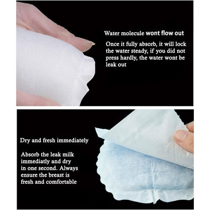 Disposable Breast Pads 100pcs - Ultra-Soft & Absorbent by HitMyNeed