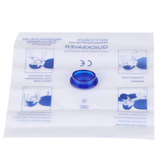 Disposable CPR Mouth Guard Breathing Mask by HitMyNeed