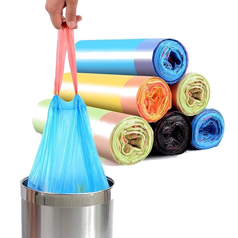 Disposable Drawstring Garbage Bags (30 Pack) by HitMyNeed