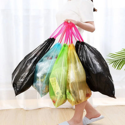 Disposable Drawstring Garbage Bags (30 Pack) by HitMyNeed