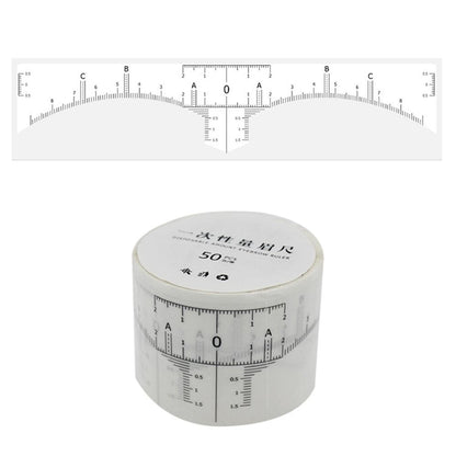Disposable Eyebrow Ruler Microblading Guides (50pcs) by HitMyNeed