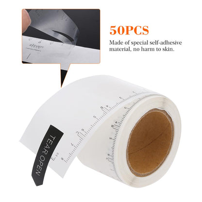 Disposable Eyebrow Ruler Microblading Guides (50pcs) by HitMyNeed