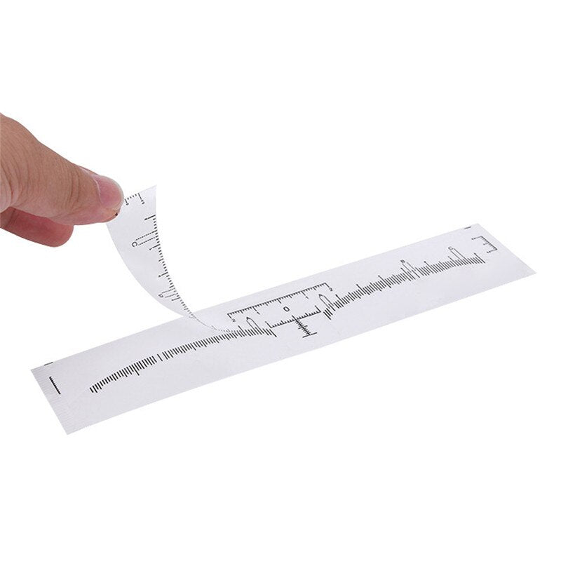 Disposable Eyebrow Ruler Sheets for Microblading 50pcs by HitMyNeed