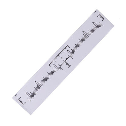 Disposable Eyebrow Ruler Sheets for Microblading 50pcs by HitMyNeed