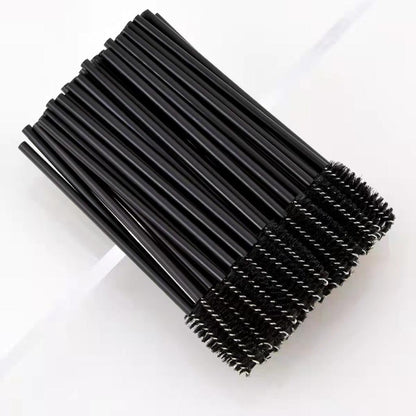 Disposable Eyelash & Mascara Wands (50 Pack) by HitMyNeed