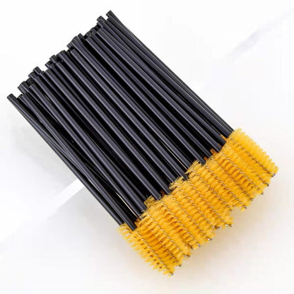 Disposable Eyelash & Mascara Wands (50 Pack) 50pcs-yl by HitMyNeed