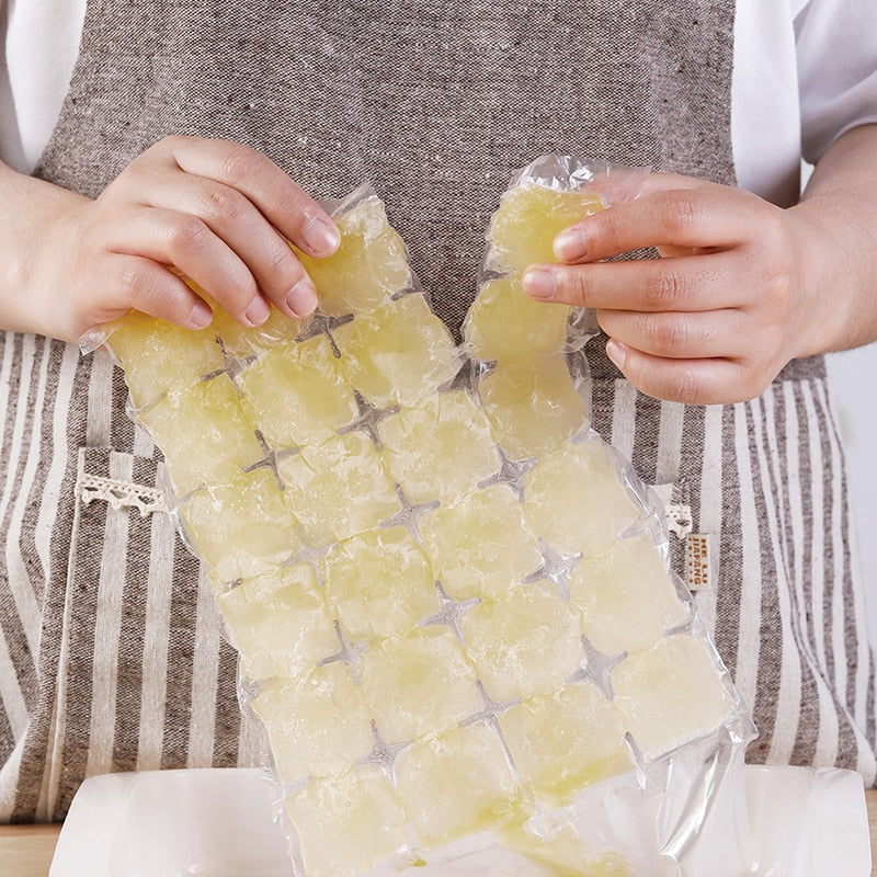 Disposable Ice Cube Bags, 10-Pack (24 Cubes Each) by HitMyNeed