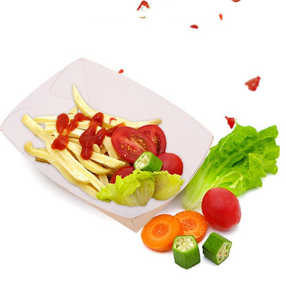 Disposable Kraft Paper Food Boats 100 Pack by HitMyNeed