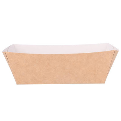 Disposable Kraft Paper Food Boats 100 Pack by HitMyNeed