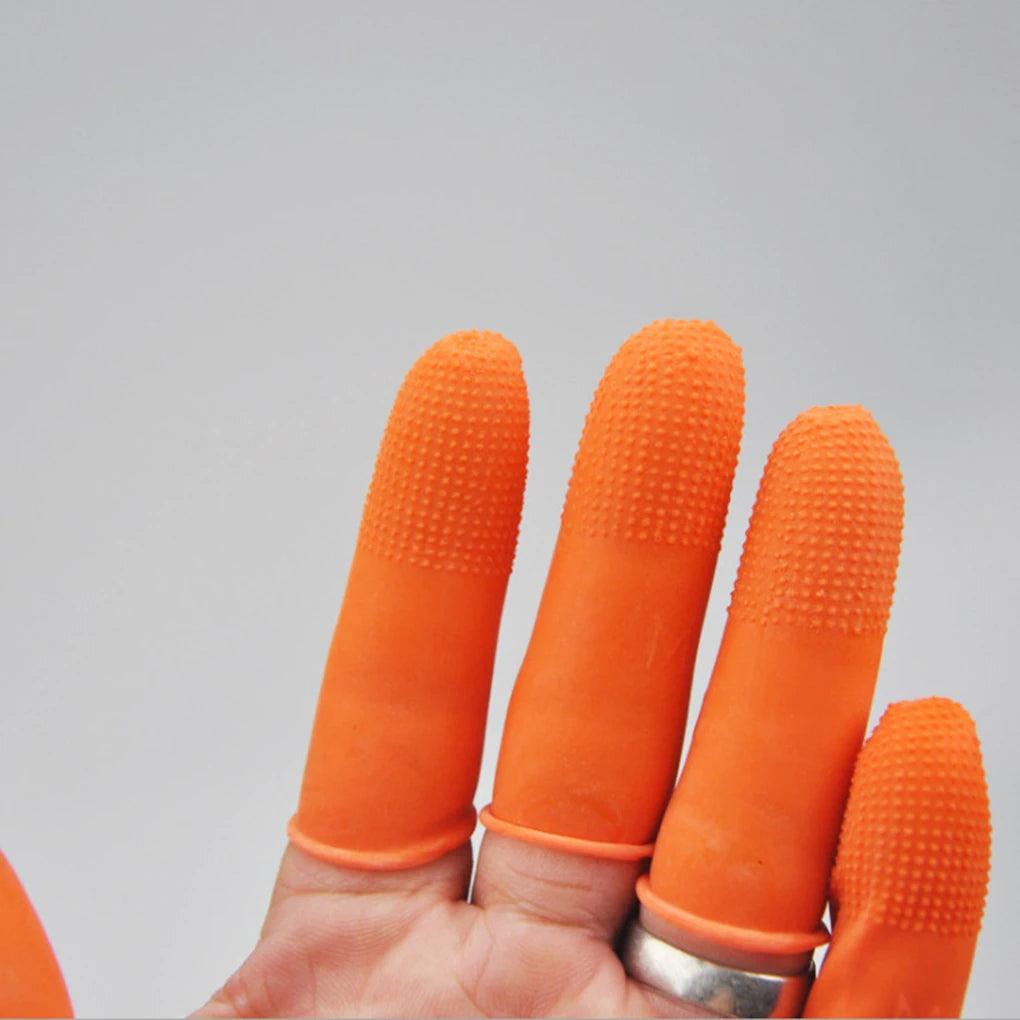 Disposable Latex Finger Cots (100 Pack) by HitMyNeed