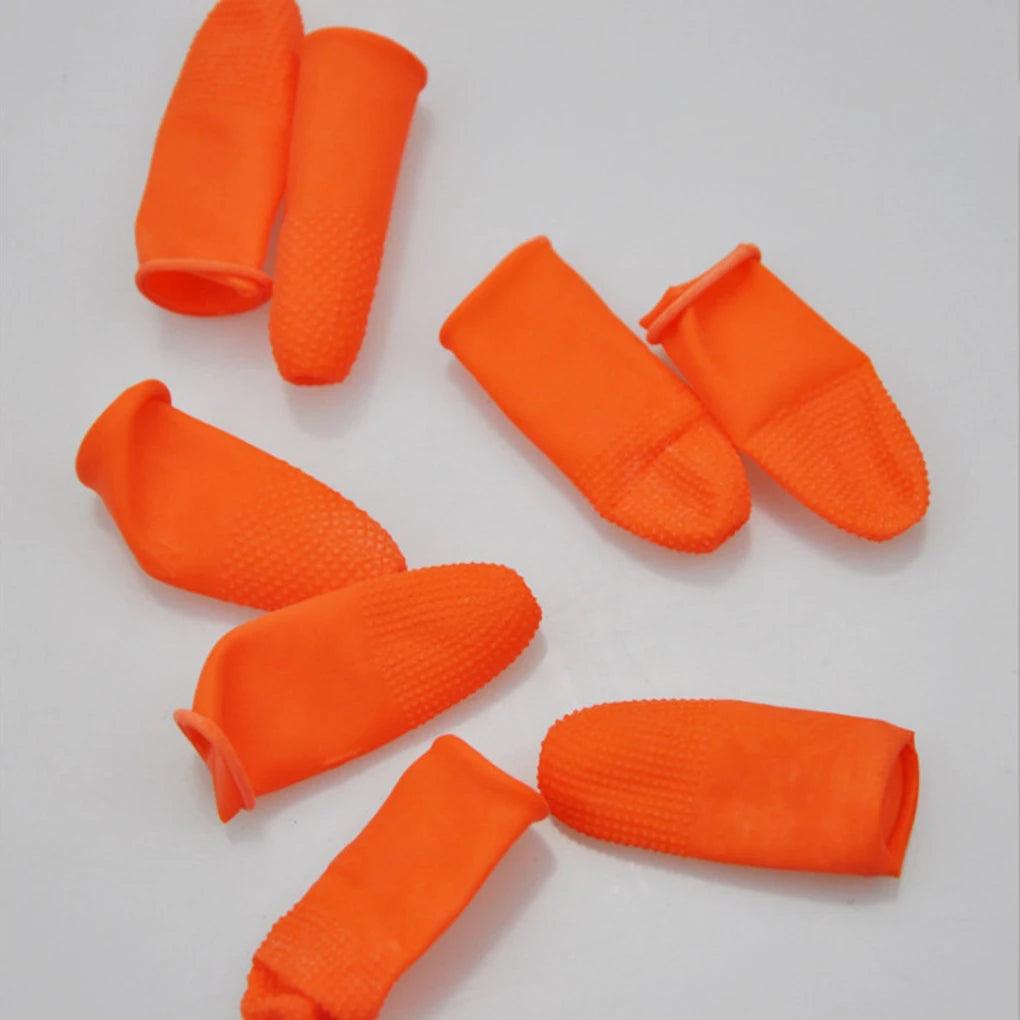Disposable Latex Finger Cots (100 Pack) by HitMyNeed