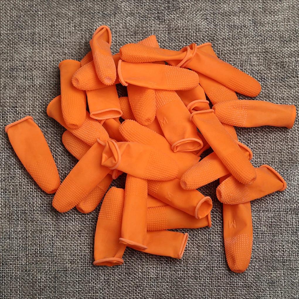 Disposable Latex Finger Cots (100 Pack) by HitMyNeed