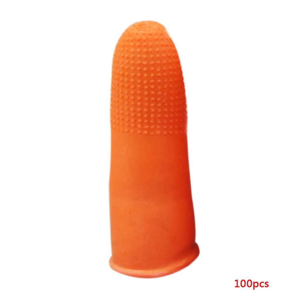 Disposable Latex Finger Cots (100 Pack) by HitMyNeed