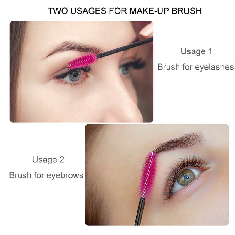 Disposable Mascara Wands 50 Pack for Hygienic Use by HitMyNeed