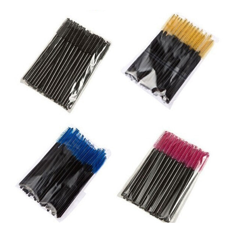 Disposable Mascara Wands 50 Pack for Hygienic Use by HitMyNeed