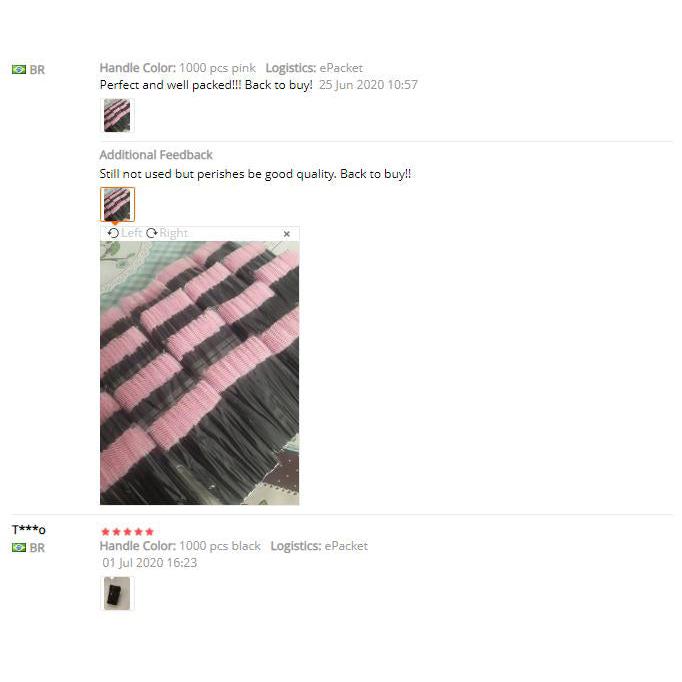 Disposable Mascara Wands 50 Pack for Hygienic Use by HitMyNeed