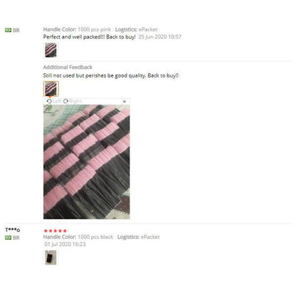 Disposable Mascara Wands 50 Pack for Hygienic Use by HitMyNeed