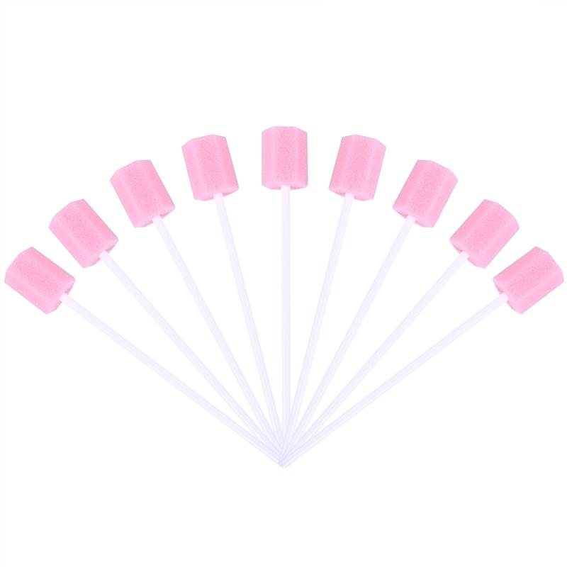 Disposable Oral Sponge Swabs 100-Pack by HitMyNeed