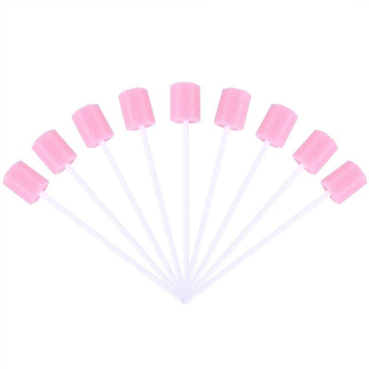 Disposable Oral Sponge Swabs 100-Pack by HitMyNeed
