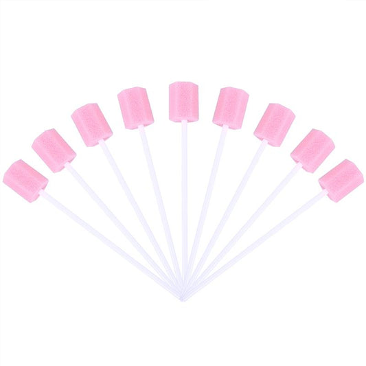 Disposable Oral Sponge Swabs 100-Pack by HitMyNeed