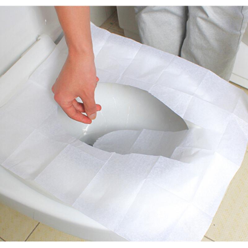 Disposable Paper Toilet Seat Covers 10-Pack by HitMyNeed