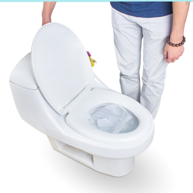 Disposable Paper Toilet Seat Covers 10-Pack by HitMyNeed