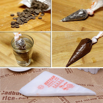 Disposable Piping Bags 100 Pack by HitMyNeed