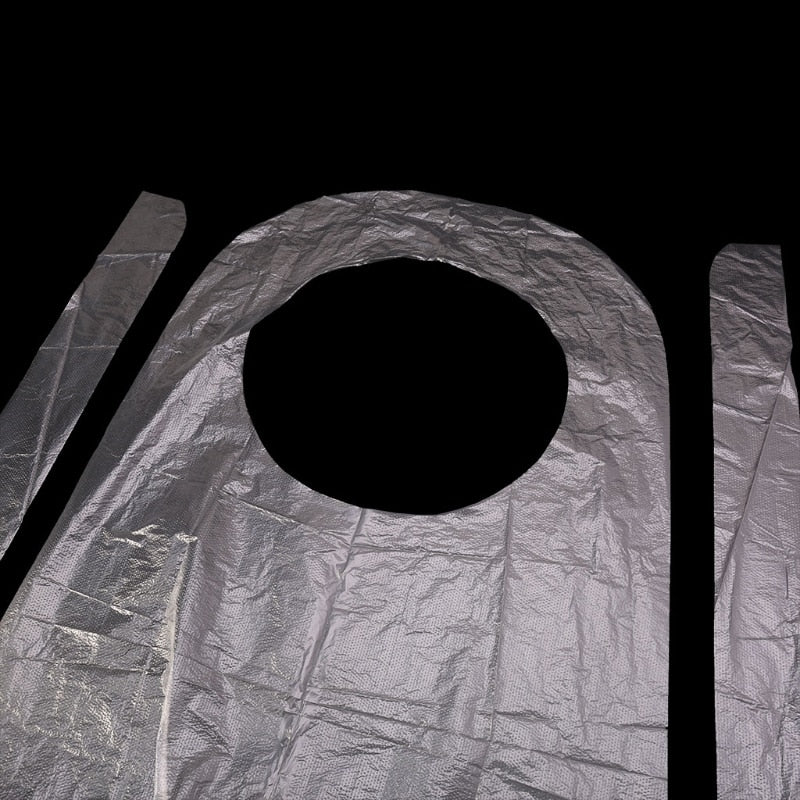 Disposable Plastic Aprons 10 Pack, Waterproof PE by HitMyNeed