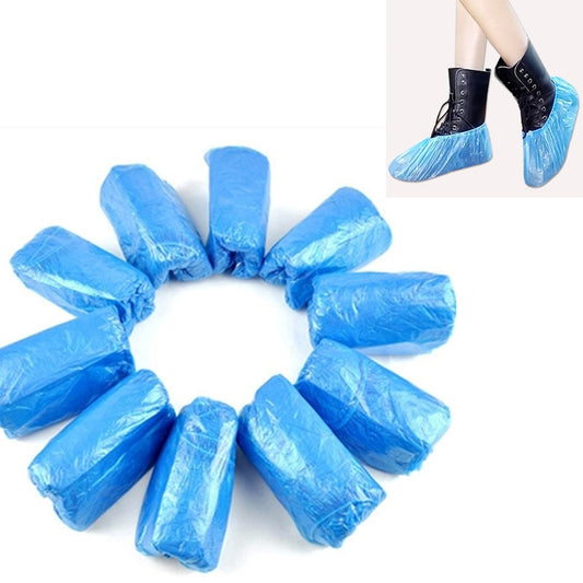 Disposable Plastic Shoe Covers (100-Pack) by HitMyNeed