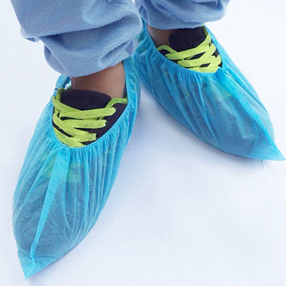 Disposable Plastic Shoe Covers (100-Pack) by HitMyNeed