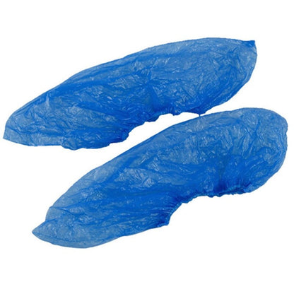 Disposable Plastic Shoe Covers, 100 Pack (One Size) by HitMyNeed