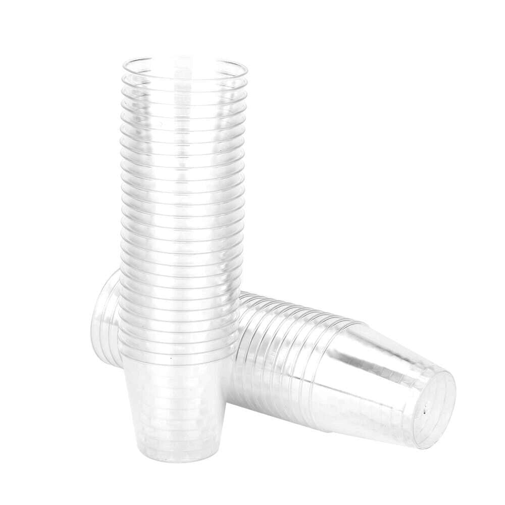 Disposable Plastic Shot Glasses 1oz (50 Pack) by HitMyNeed