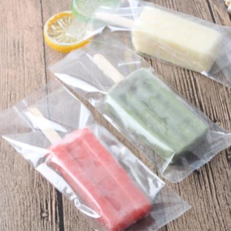 Disposable Popsicle Bags 8x19cm (100 Pack) by HitMyNeed