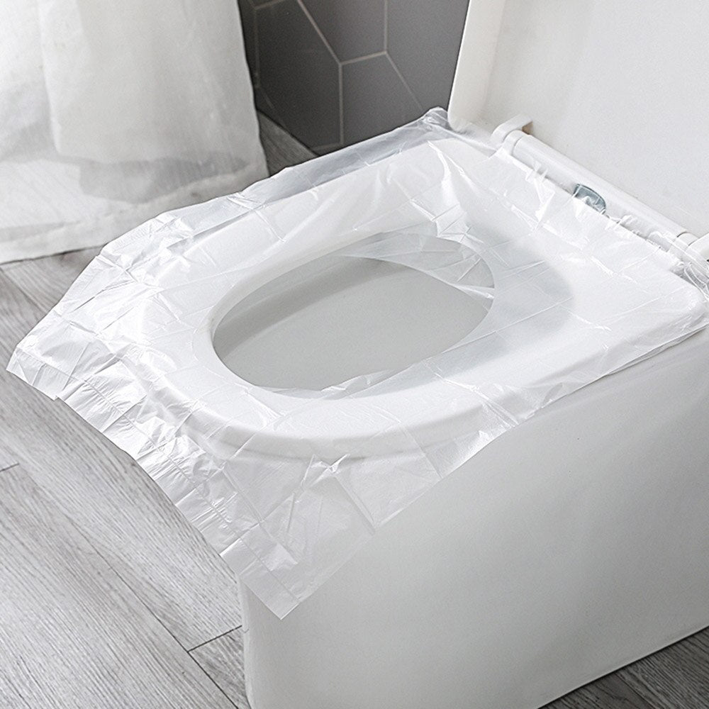 Disposable Portable Toilet Seat Covers (50 Pack) by HitMyNeed
