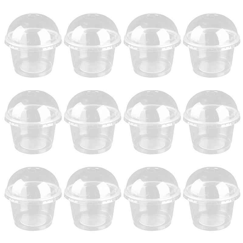 Disposable Salad Cups with Dome Lids (20 Pack, 250ml) by HitMyNeed