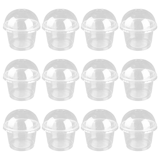 Disposable Salad Cups with Dome Lids (20 Pack, 250ml) by HitMyNeed
