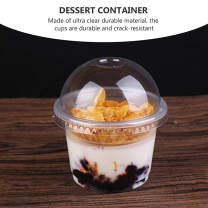 Disposable Salad Cups with Dome Lids (20 Pack, 250ml) by HitMyNeed