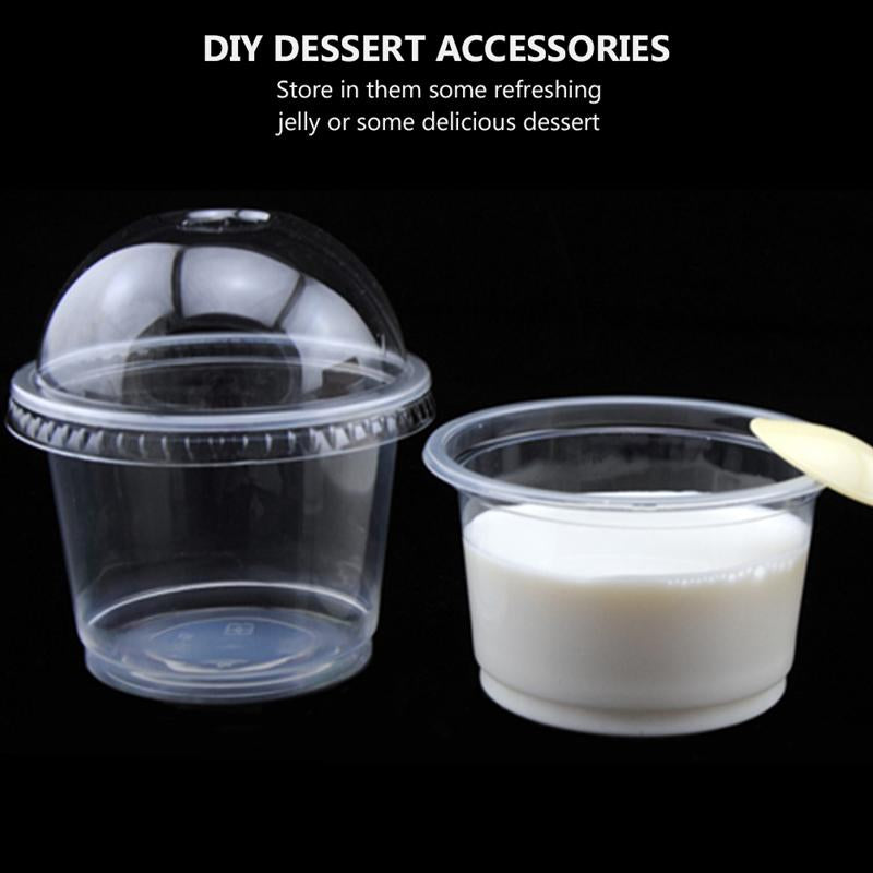 Disposable Salad Cups with Dome Lids (20 Pack, 250ml) by HitMyNeed