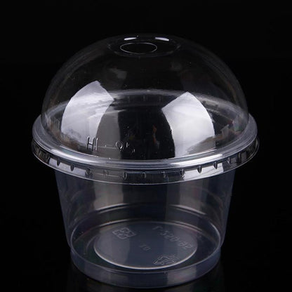 Disposable Salad Cups with Dome Lids (20 Pack, 250ml) by HitMyNeed