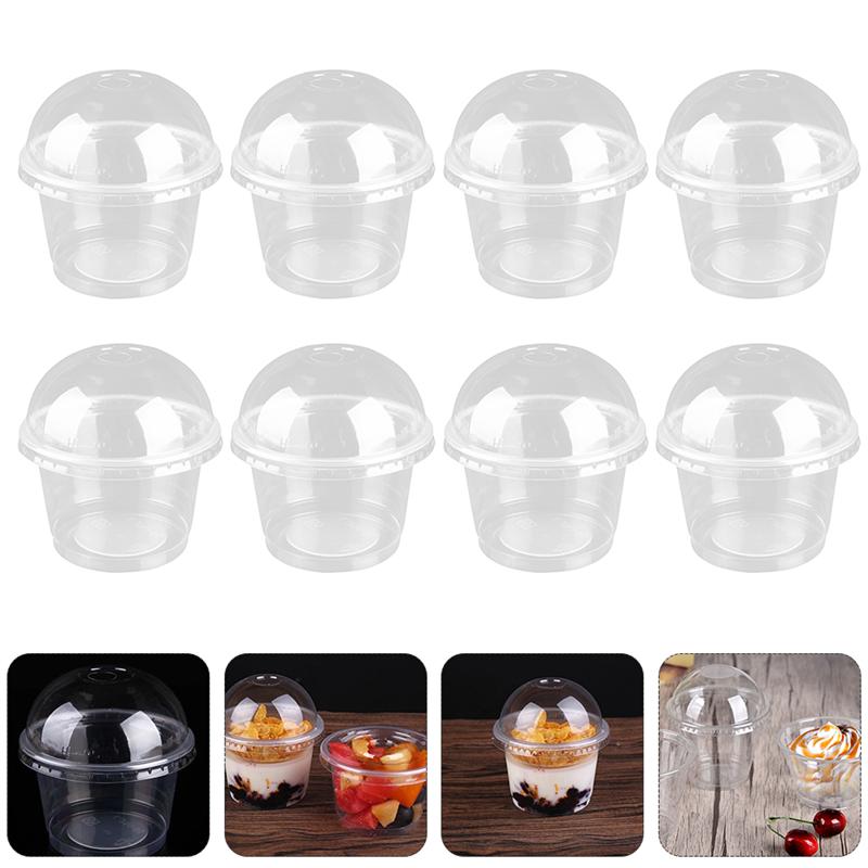 Disposable Salad Cups with Dome Lids (20 Pack, 250ml) by HitMyNeed