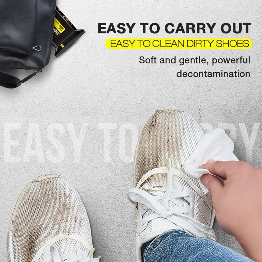 Disposable Shoe Cleaning Wipes (12-Pack) by HitMyNeed
