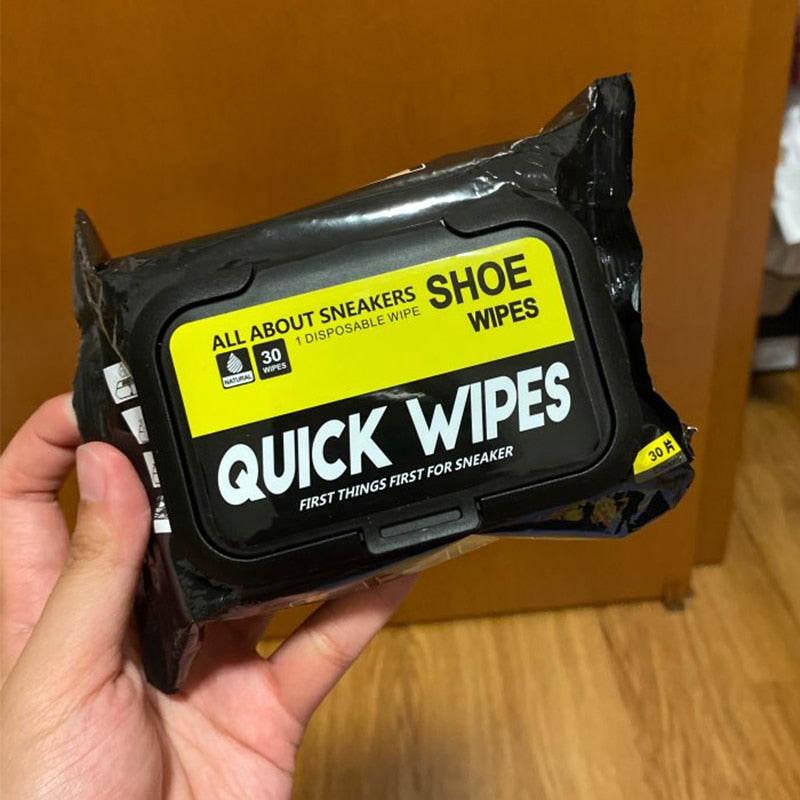 Disposable Shoe Cleaning Wipes (30 Pack) by HitMyNeed