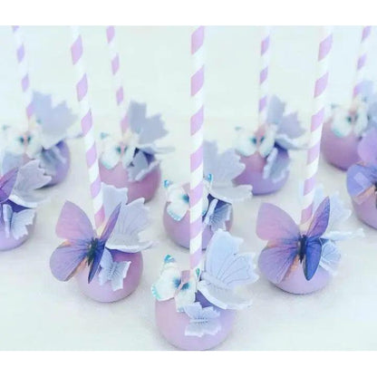Disposable Striped Paper Straws for Parties by HitMyNeed