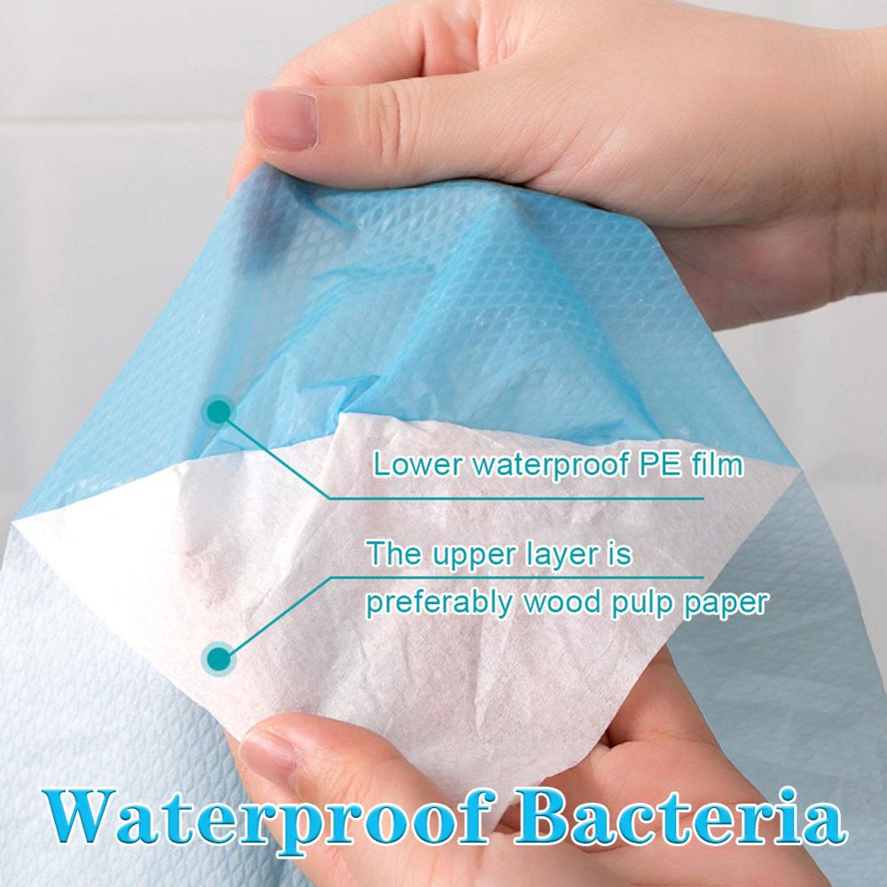 Disposable Toilet Seat Covers (50 Pack, Waterproof) by HitMyNeed