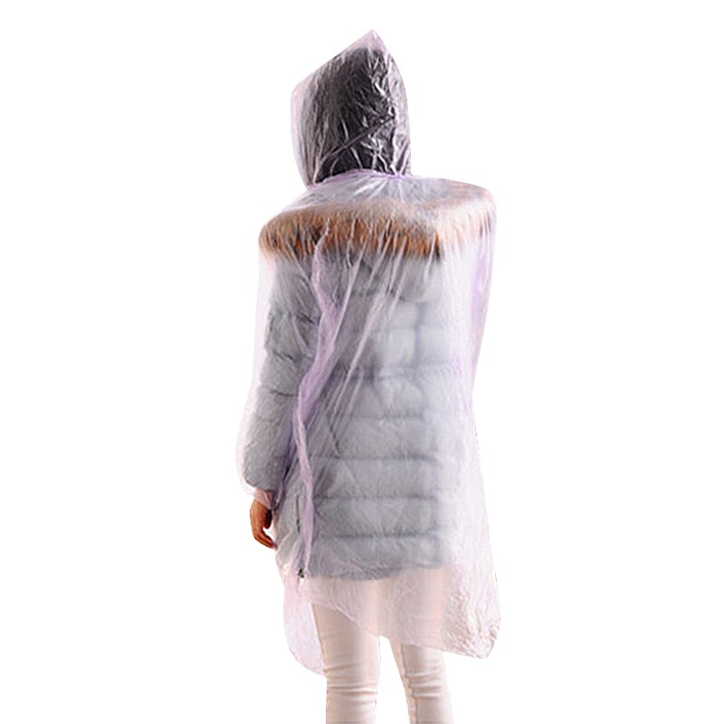 Disposable Transparent Raincoat Jacket (1pc) by HitMyNeed