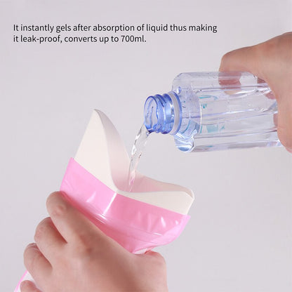 Disposable Travel Urinal Bags 700ml (4 Pack) by HitMyNeed