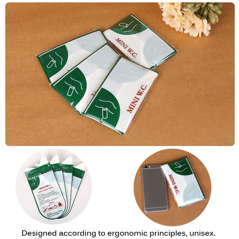 Disposable Travel Urinal Bags 700ml (4 Pack) by HitMyNeed