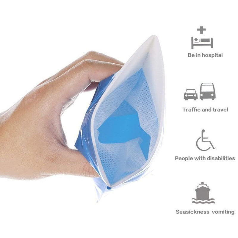 Disposable Urine & Vomit Bags with Gel (20 Pack) by HitMyNeed