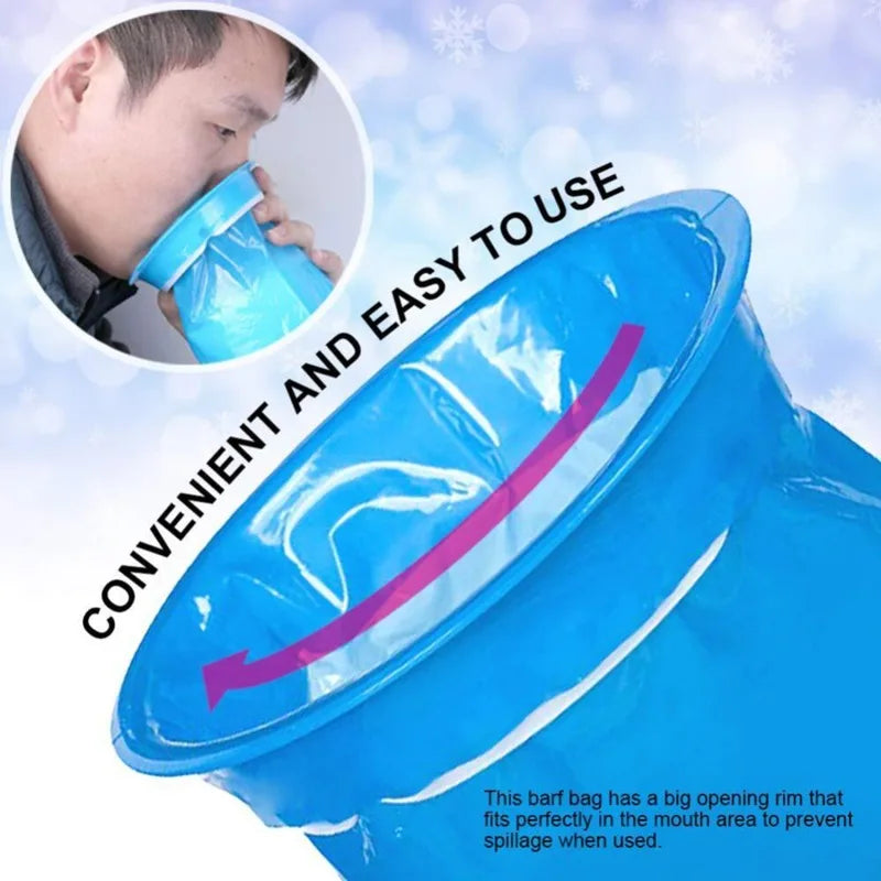 Disposable Vomit Bags 1000ml (Pack of 10) by HitMyNeed